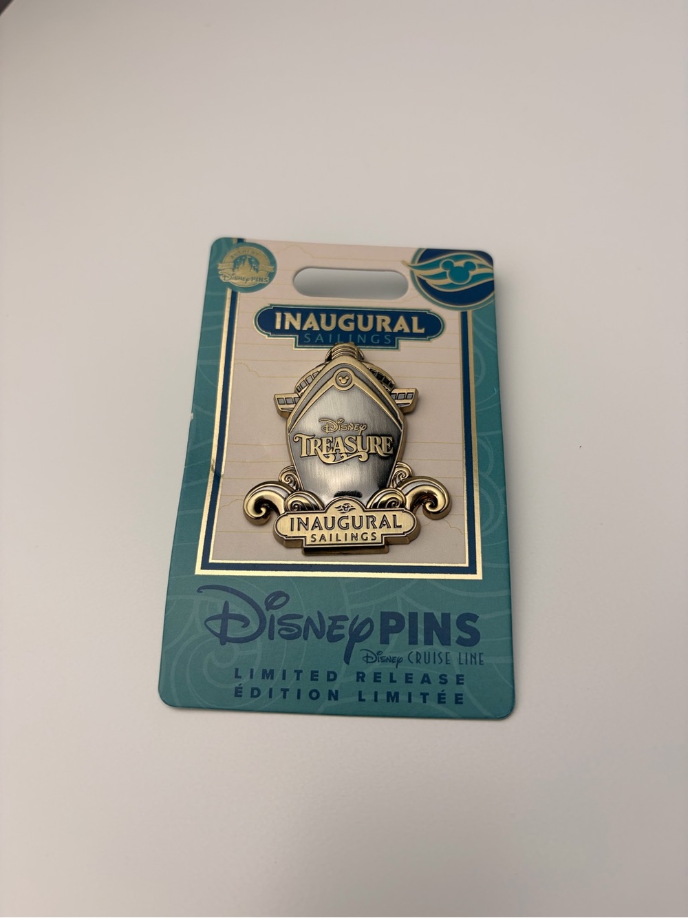 NEW Disney Cruise Line Treasure Inaugural Sailing Pin F019